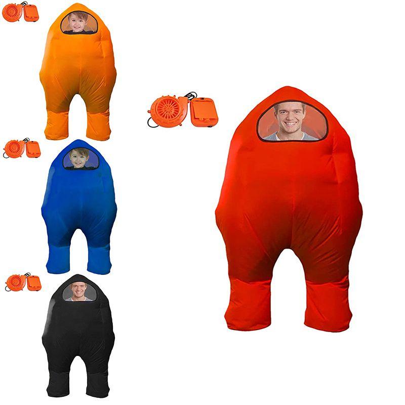 Costum Gonflabil Among Us Ton Neutru Pentru Adulți Și Copii