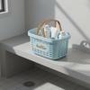 Portable Shower Tote Easy to Clean Draining Bath Basket Plastic Shower Basket Multipurpose Household Storage for Students