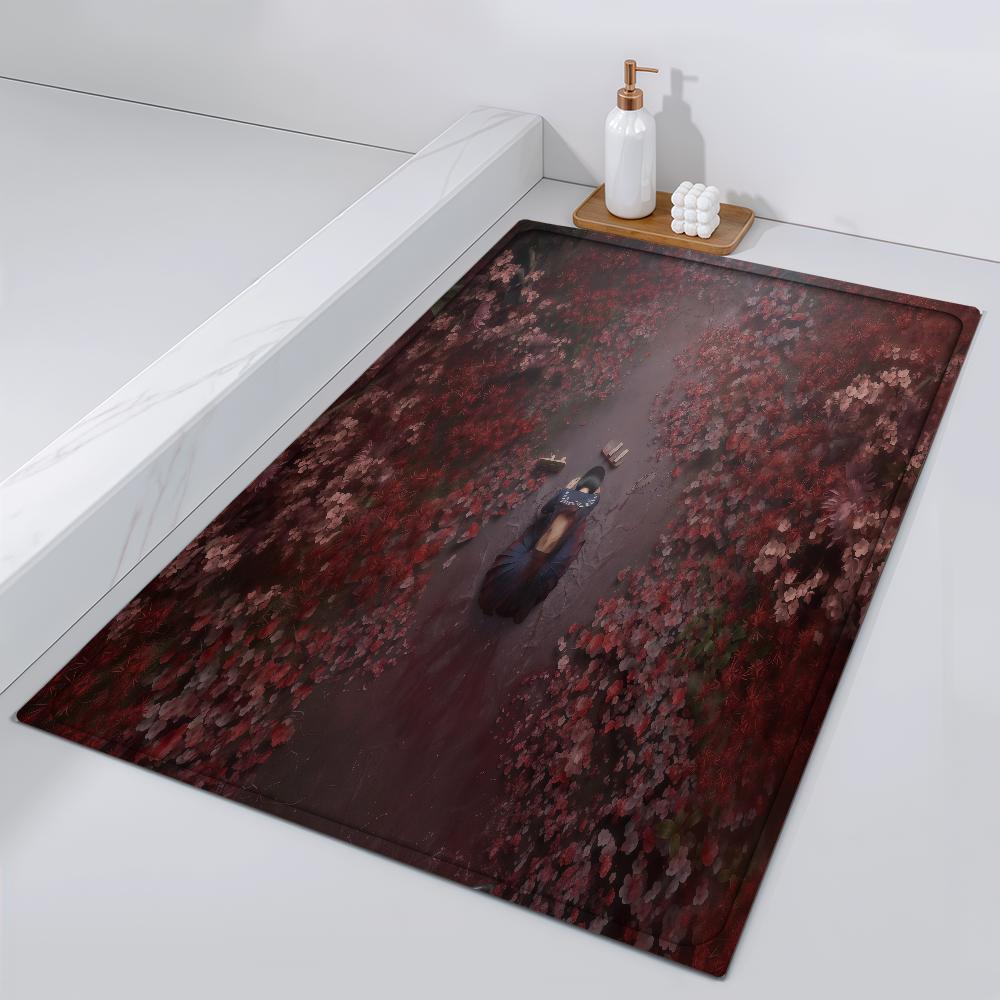Survival Door S-Silent Mat Hill Bedside Entrance Bath Floor Decoration Horror Game Corridor Door Mat Carpet Living Room Balcony 40cm x 60cm