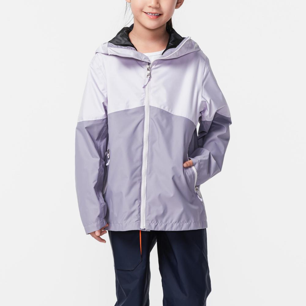 DECATHLON TRIBORD SAILING 100 Hooded Zipper Long Sleeve Jacket Purple Junior