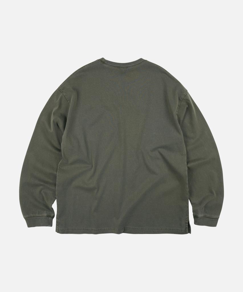 FRIZMWORKS Pigment Pocket Long Sleeve Tee _ Olive