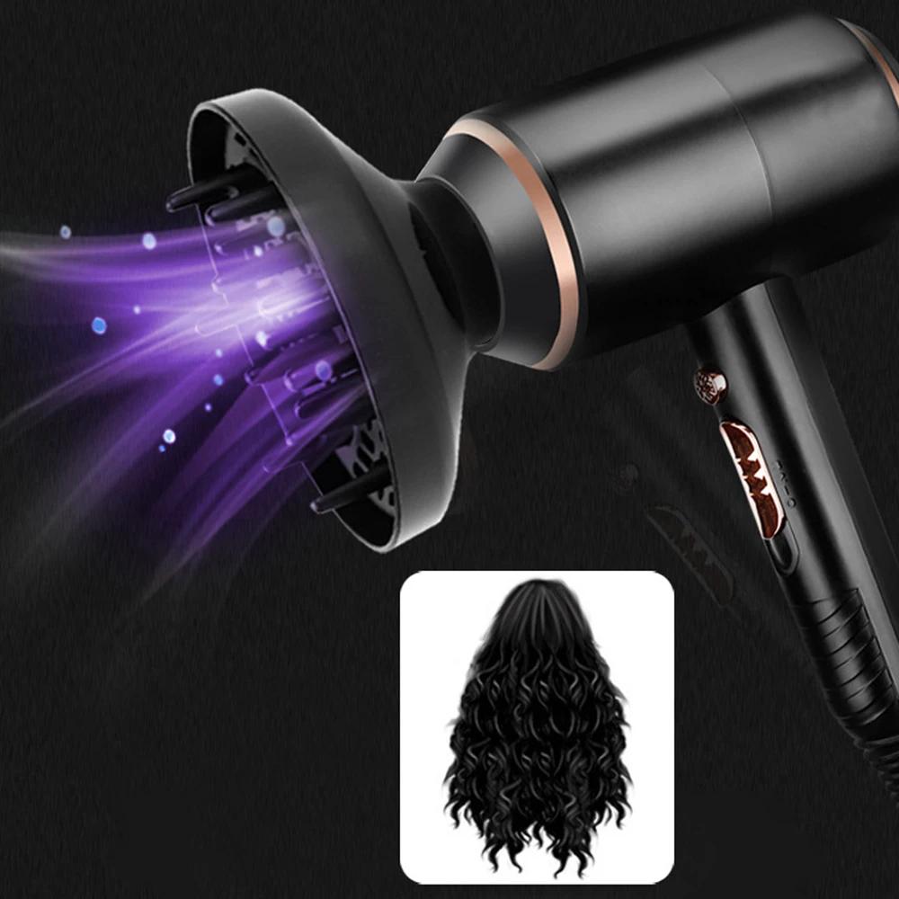 Powerful Hair Dryer 1700W Strong Wind Professional Electric Blower Hairdressing Hot/cold Air Negative Ions Salon Tool