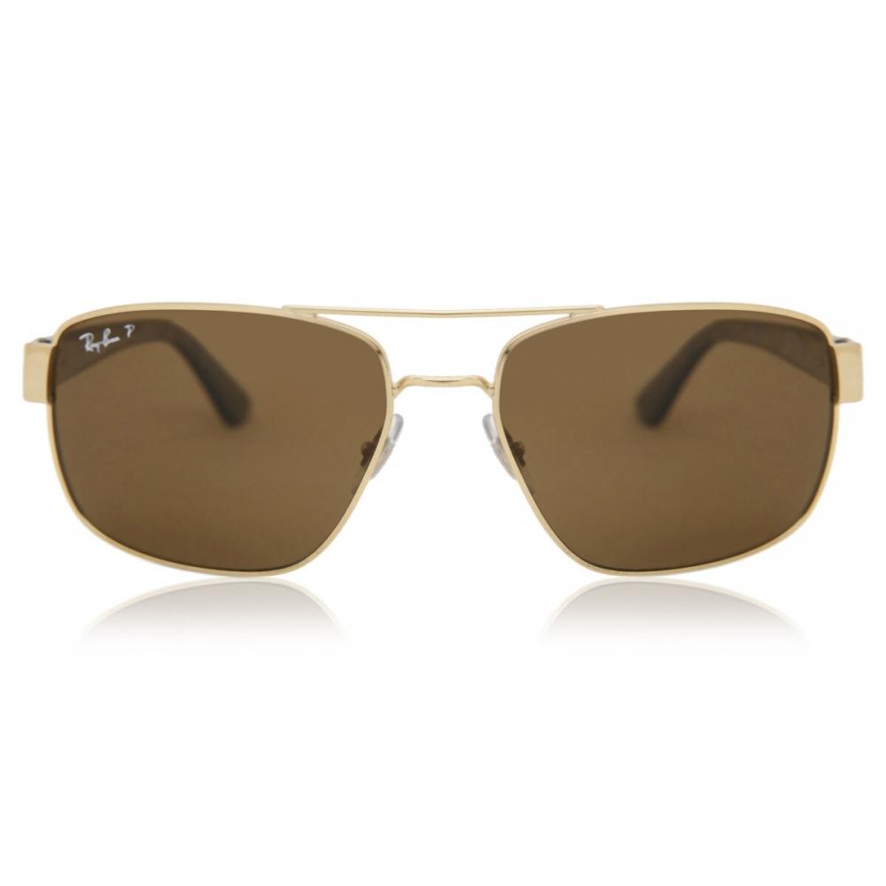 

Ray Ban Rb3663 Polarized 001 57 Men Sunglasses Shiny Gold/60-17-140