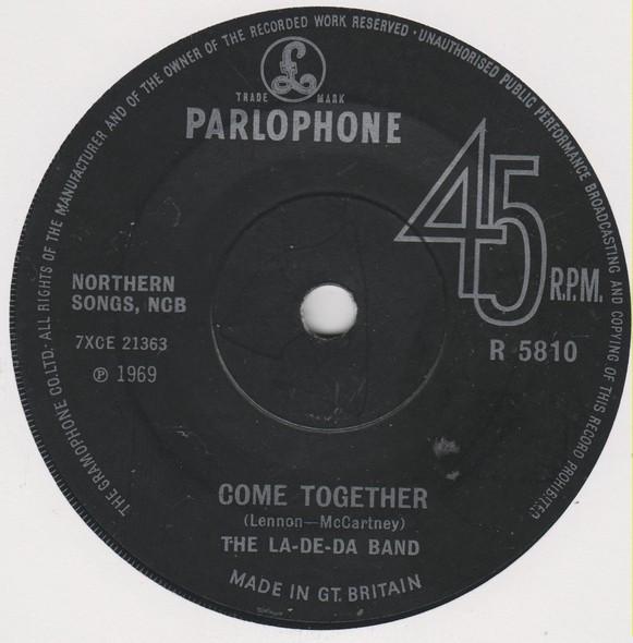 

7inch Record LA DE DAS - Come Together R5810 Parlophone 1969 UK Rock Used