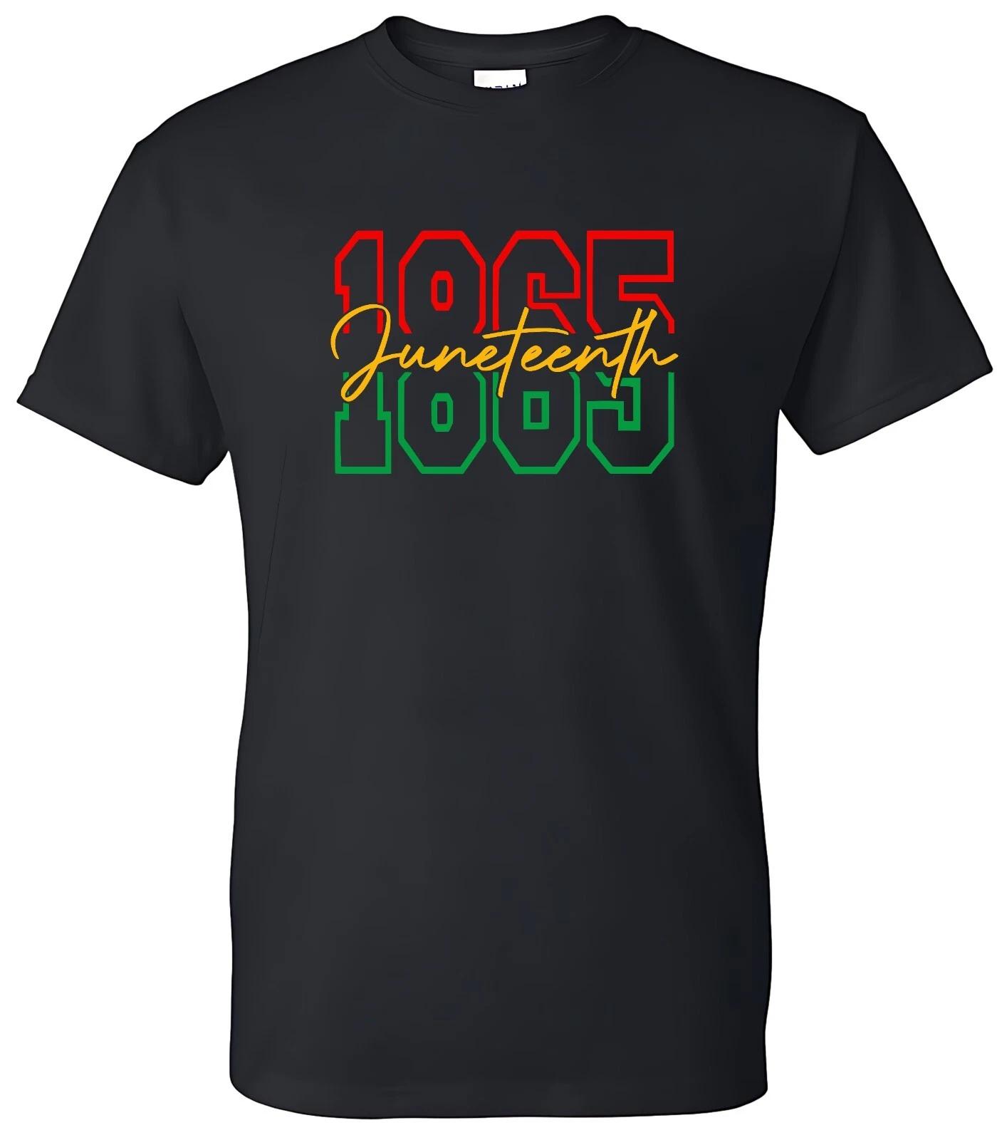 1865 Juneteenth Celebrate Black History Month African Pride T-Shirt XL