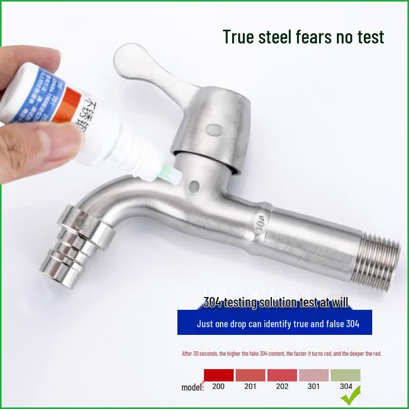 PKSUKB Stainless Steel Extended Single Cold Mop Faucet