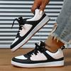 Women Chunky Shoes Trendy Platform Shoes Classic Board Shoes Men PU Leather Casual Sneakers for Outdoor Walking Traveling Jogging
