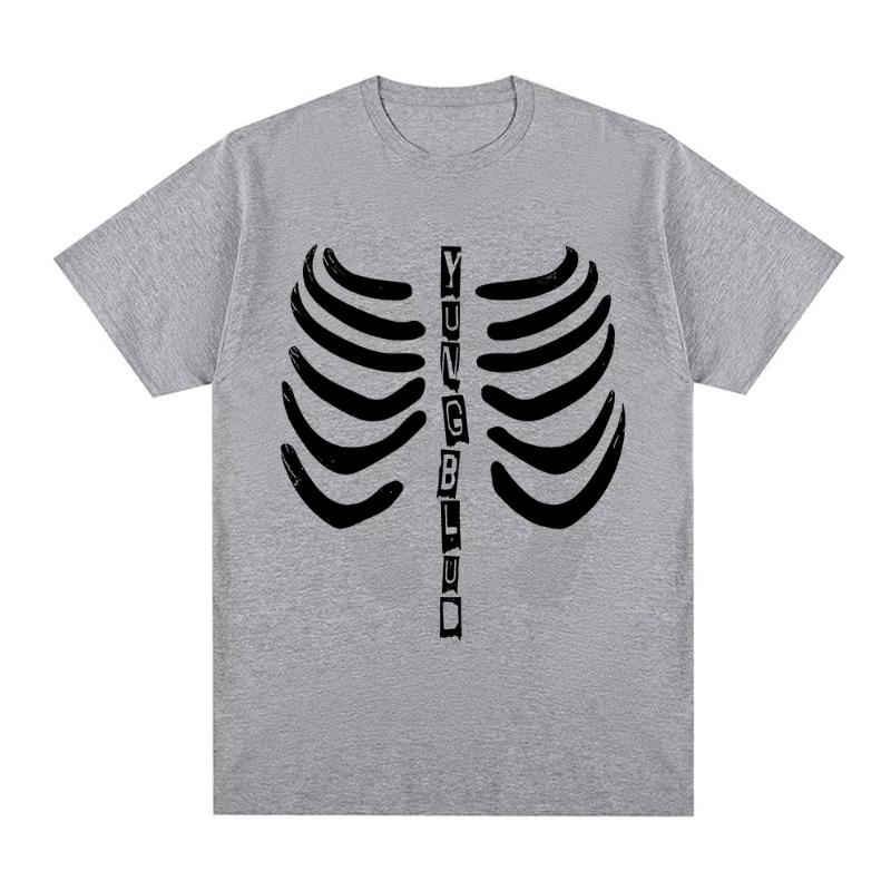 2025 T Shirt Men Women Clothing Fashion Punk Rock Short Sleeve T-shirts Summer Casual Cotton T-shirt