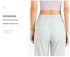 Women's Body Shaping Casual Running Pants with Drawstring Pockets - Breathable Yoga Fitness Trousers