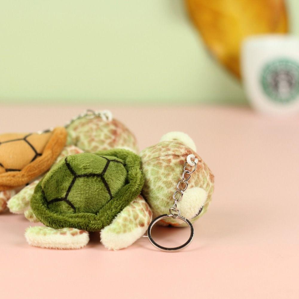 Turtle Turtle Doll Pendant Stuffed Plush Toy Keyring Kawaii Turtle Plush Keychain Ornaments