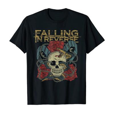 Falling In Reverse Men Black Short Sleeve All Sizes S-5XL Unisex T-Shirt