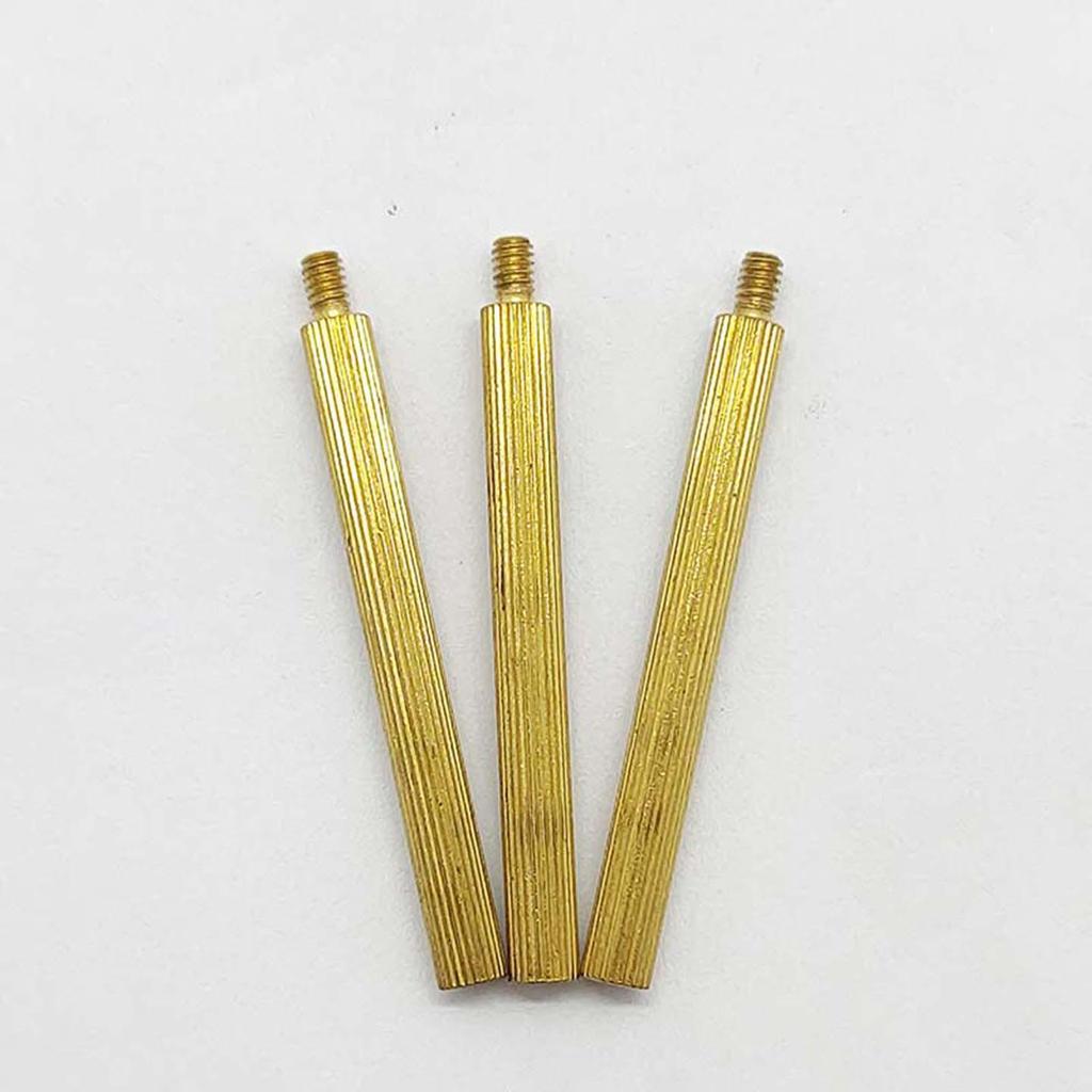 Brass M2 Round Double-Pass Knurled Copper Pillar Screw for Camera Security