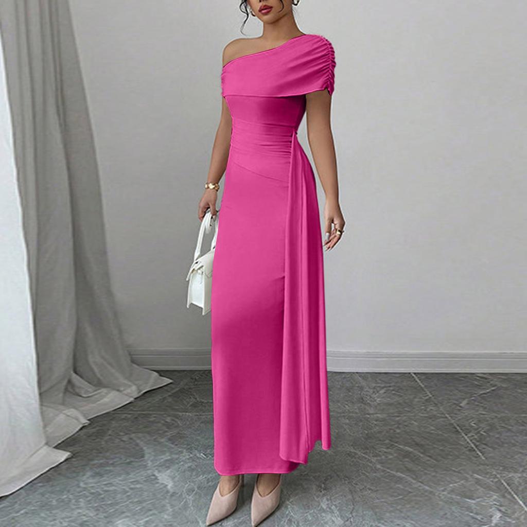 Women's Casual Fashion Short Sleeve Retro Retro Dress