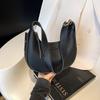 Korean Style Women's Versatile Half-Moon Crossbody Saddle Bag - 2025 Casual Fashion Crescent