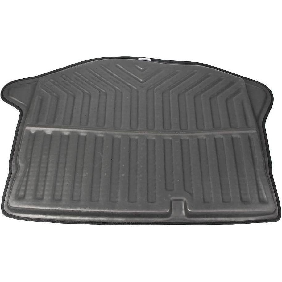 Mallofusa Kofferraumwanne Ladeboden Kofferraumbodenmatte Kompatibel für Ford Fiesta Schrägheck 2009 2010 2011 2012 2013 2014 2015 2016 2017 Schwarz