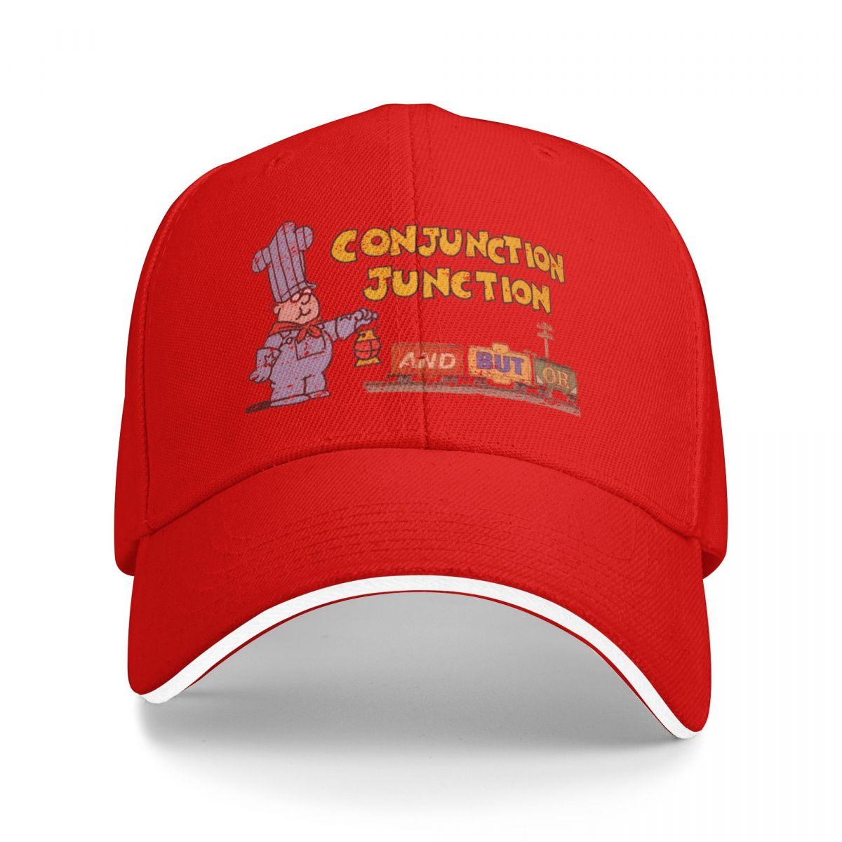 Schoolhouse Rock Conjunction Junction Baseball Cap Golf Wear hats on offer Ball mens big size hat Men Luxury Brand Womens