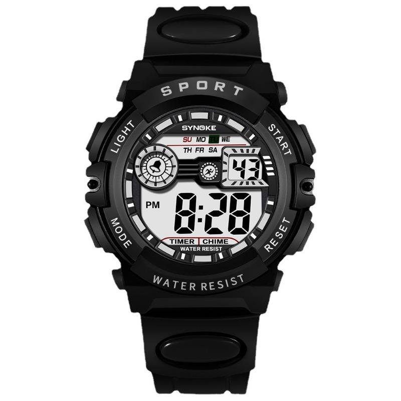 

Найкращий абсолютно новий студентський електронний годинник Спортивний водонепроникний Шкільний сезон Спортивний годинник Чоловічий світловий кольоровий годинник