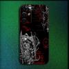 Gothic Cyber Sigil Cross Phone Case For Samsung S25,S24,S21,S22,S23,S30,Ultra,S20,Plus,Fe,Lite,Note,10,9,5G Black Cover