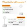 USB Rechargeable Intelligent Human Sensing Wireless Wall Light Dimmable Led Spotlight For Lighting Paintings Pictures