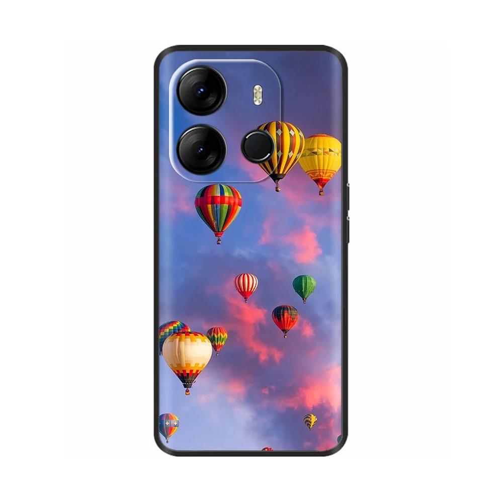 Für Spark Go 2023 Hülle Weiche Schwarze Silikon-Stoßstangenabdeckung Für Tecno Spark Go 2023 BF7n Abdeckung Capa Protect Handyhülle Etui