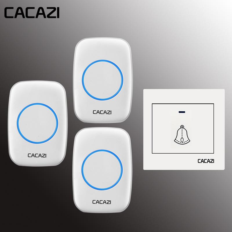 Smart Long-Range Waterproof Wireless Doorbell with One-to-Three Remote Control Buttons