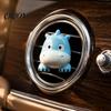 Car Vent Clip Fragrance Cute Pet Air Clip, Elephant/Dog/Lamb/Hippo/Penguin Dashboard Interior Decor Trim Resin Freshener Diffuser for Auto Decoration