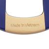 HERMES  H057086FL25  Pierce blue/Brown Buffalo horn Women