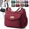 Autumn Women's Shoulder Bag Lightweight Shopping Commuter Bag Casual Waterproof Nylon Bag Mom Travel Backpack