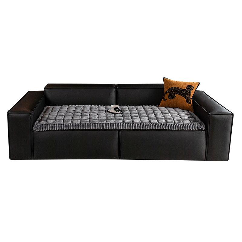 Sofa Cushion Steamed Bread Cushion Universal In All Seasons  Plush Seat Cushion Simple Modern Non-Slip Leather Sofa Cover Cover Cloth Towel