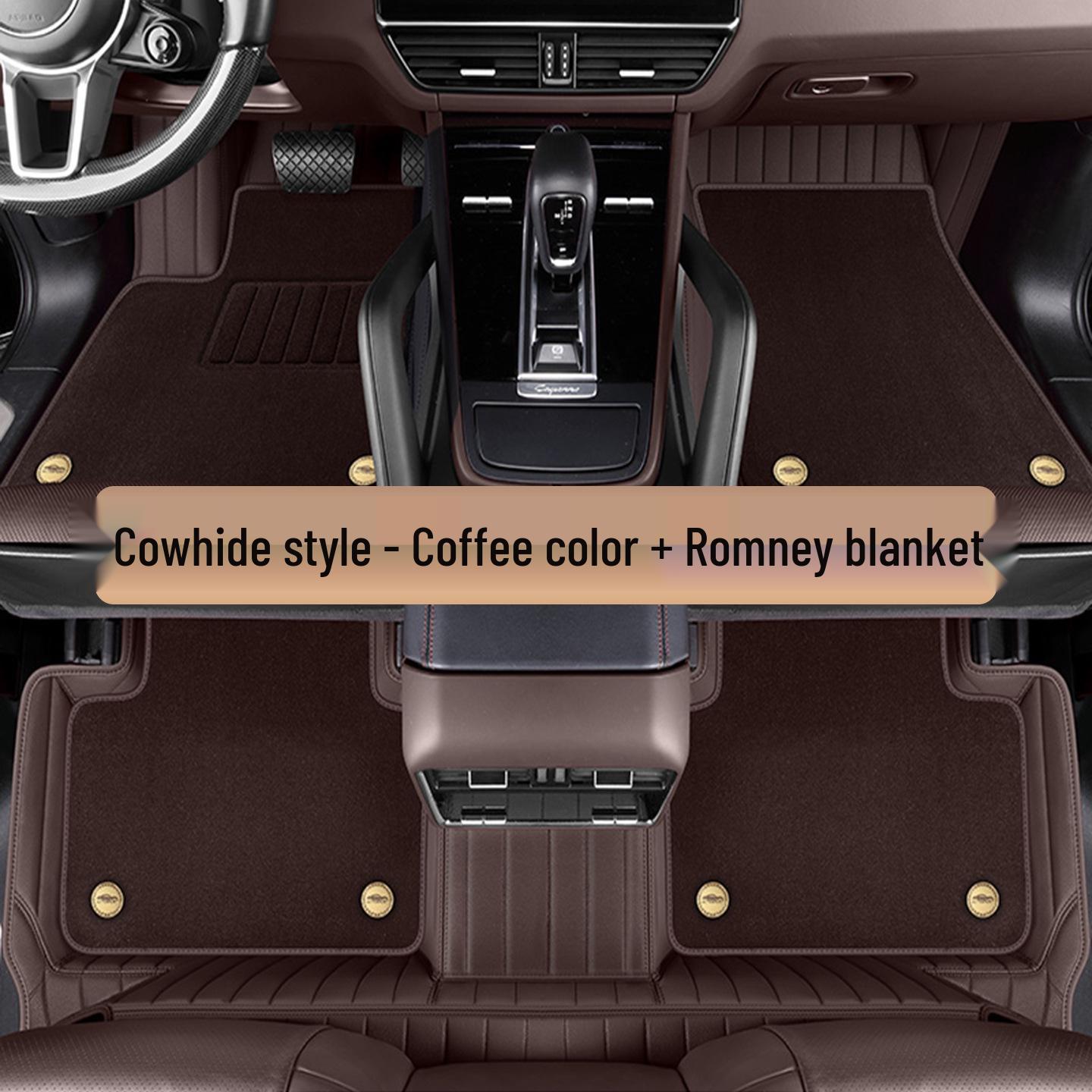 Premium Cowhide Floor Mats for Xiaomi SU7/YU7 Interior Enhancement