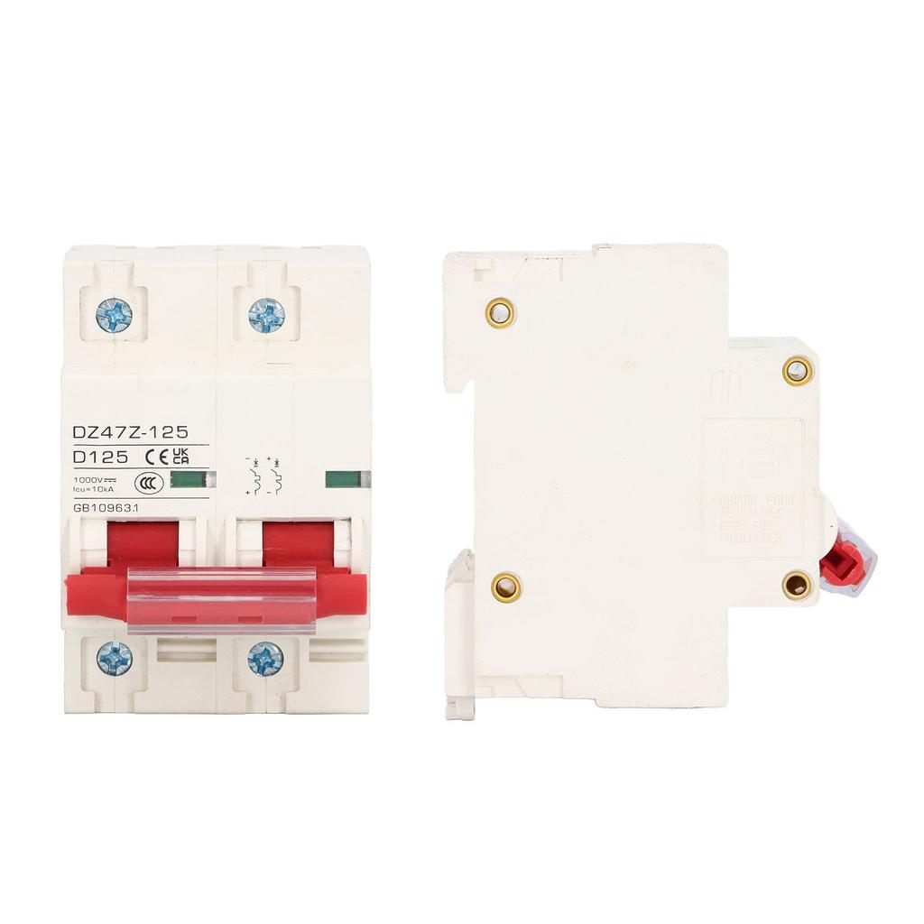 Circuit Breaker Short Circuit   Rail Installation PV Circuit Breaker 2P 1000V 125A