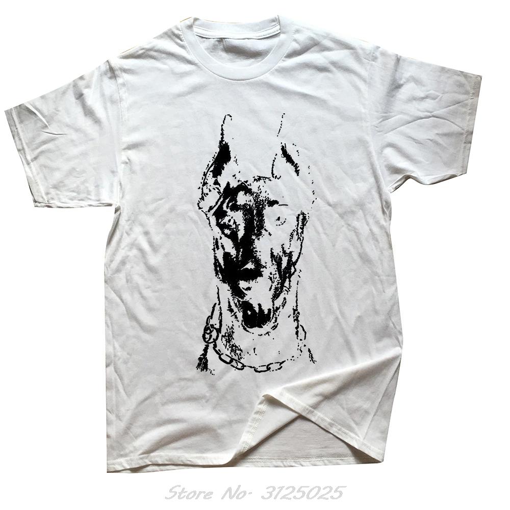 Funny DoberUnisex Graphic Tshirt Cotton Short Sleeve Birthday Gifts DoberUnisex Dog Lover Tshirt Unisex Clothing Fitness T Shirt Tops S