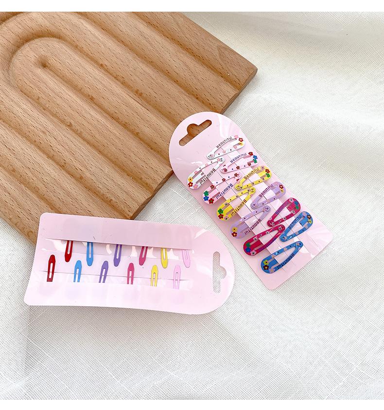 New Mini Printed Children BB Clip Cute Small Hairpins Girls Kids Hair Clips Pins Accessories Barrettes Headdress Hairclip