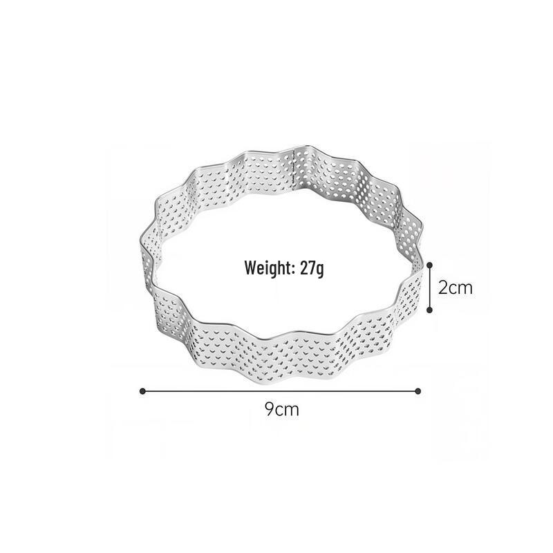 MDNG Wavy Round Mousse Ring with Holes