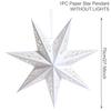 30-75cm Christmas Hollow Star Hanging Ornament Paper Lampshade Window Grille Decor for Home Wedding Holiday Gift