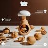 Casse-Noix Creative Home Champignon Manuel Bois Blanc 10x7 cm