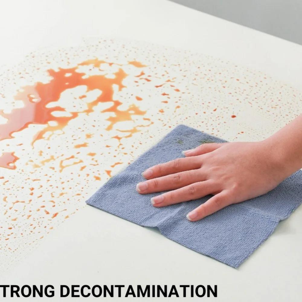 20PCS/roll Microfiber Towel Reusable Household Cleaning Cloth Non Stick Oil Tableware Cleaning Kitchen Towel Kitchen Accessories