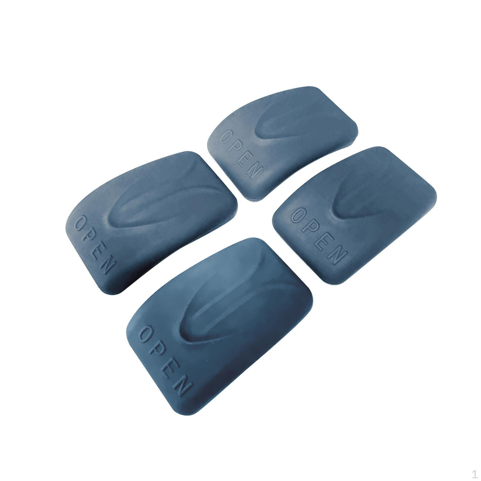 4 Pieces Car Door Handle Protection Covers, Inner Silicone Protective Sleeves,