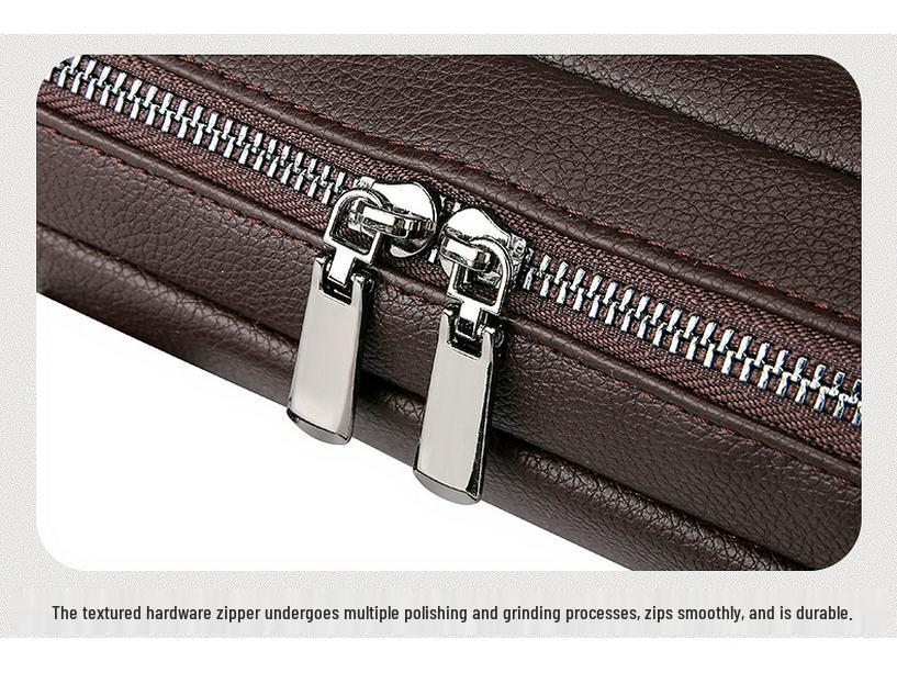 14-15 Inch Crossbody Briefcase: Large Capacity Laptop Bag