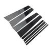 8X Black Pillar Post Door Window Cover Trim Kit For Honda Pilot Ridgeline 1622