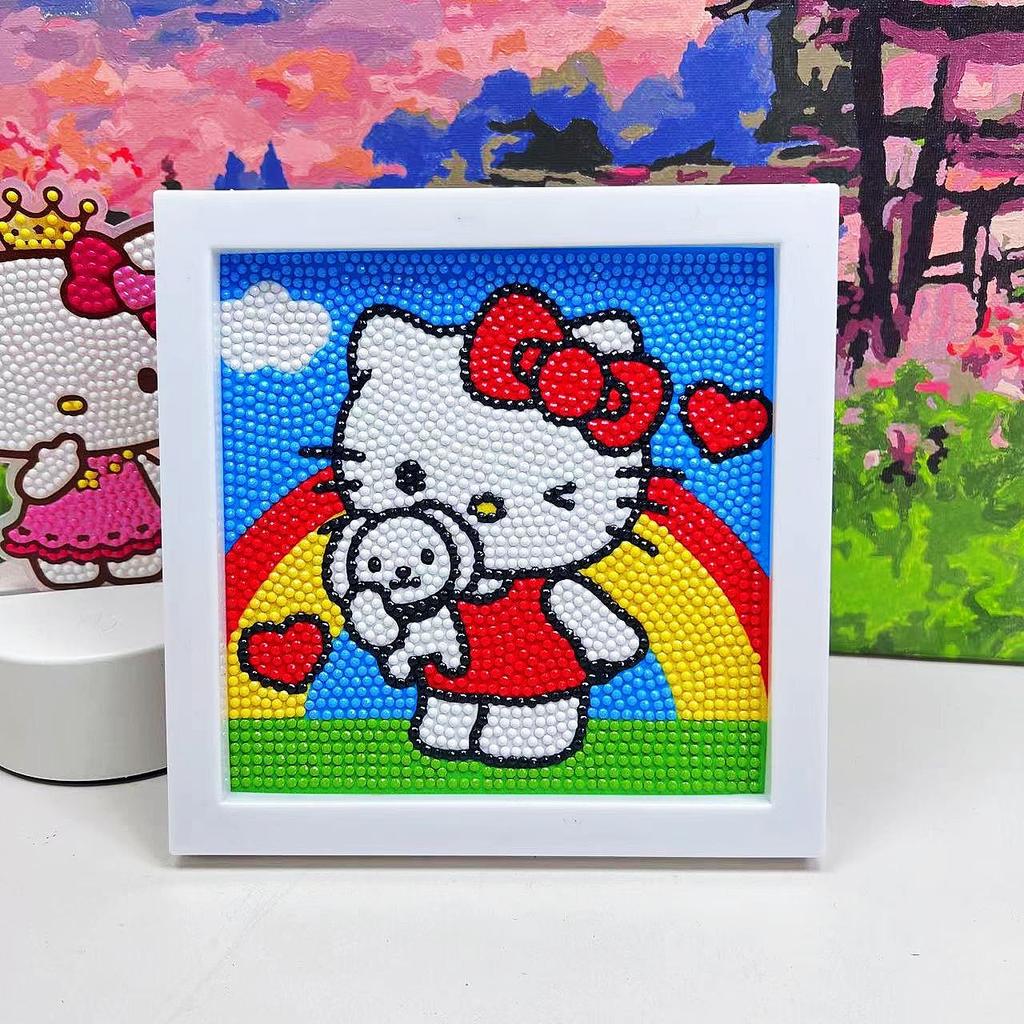 Free Shipping/Cartoon Diamond Painting Children'S Gift Handmade Cross Stitch Framed Diy Bedroom Sticker