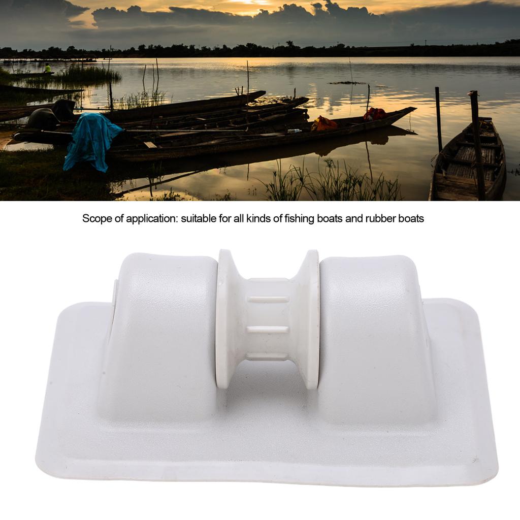 Kayak   Roller Wear Resistant PVC Plastic Materials Ship Pulley Bracket for Fishing Boats