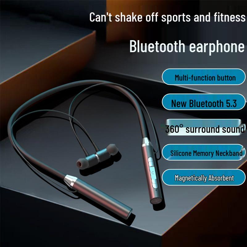 Wireless Neckband Sports Earphones - G01: In-Ear, Long Battery, Gaming & Running Bluetooth Headset
