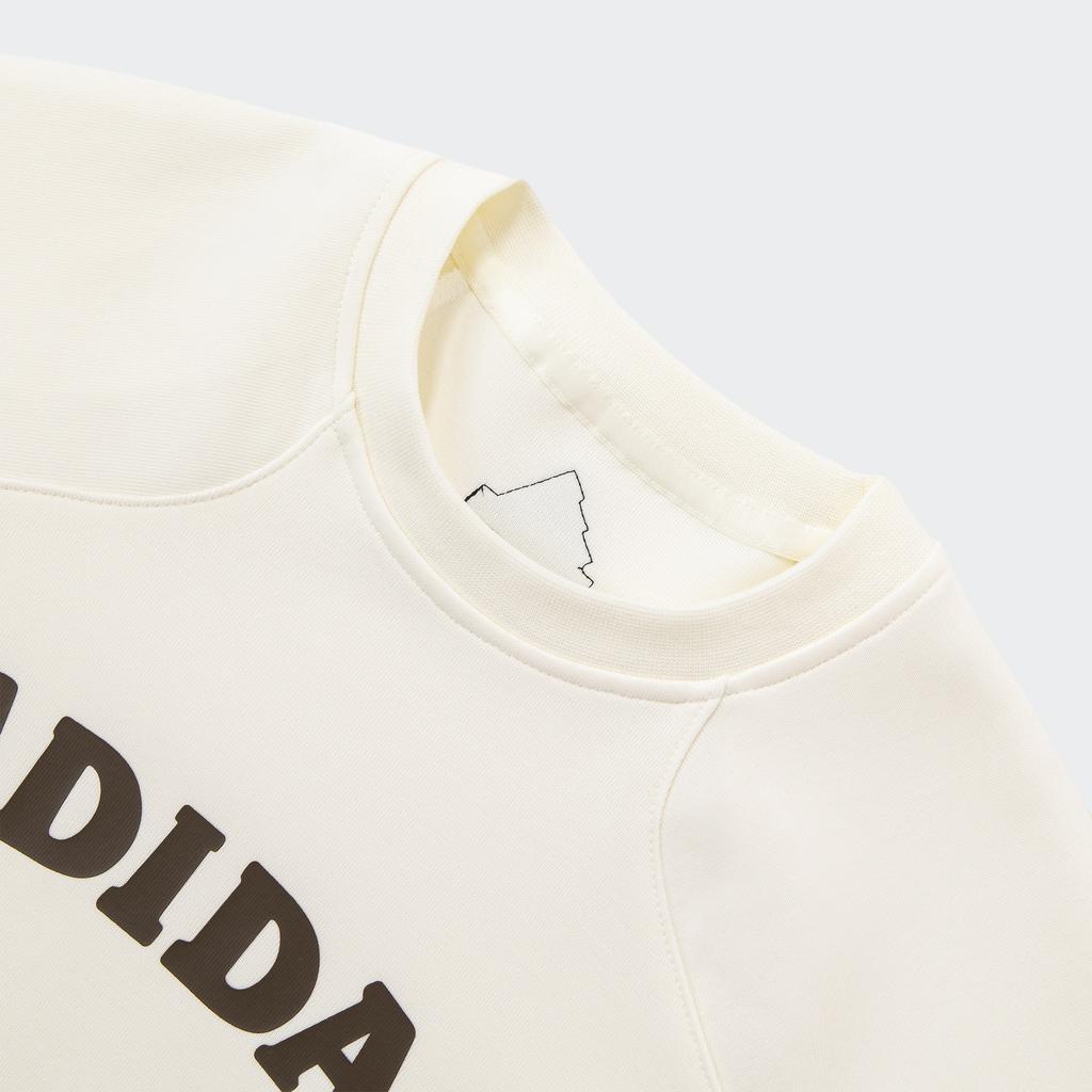 New Adidas Sweatshirt FW24 FW24 Sweatshirt Jade White Color Teenagers JY1698