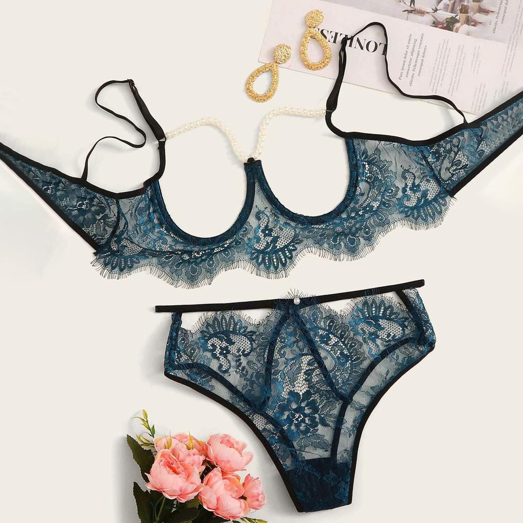 

(SU)New Sexy Fashion Lace Lingerie Underwear Sleepwear Pajamas Thong G-String Bra