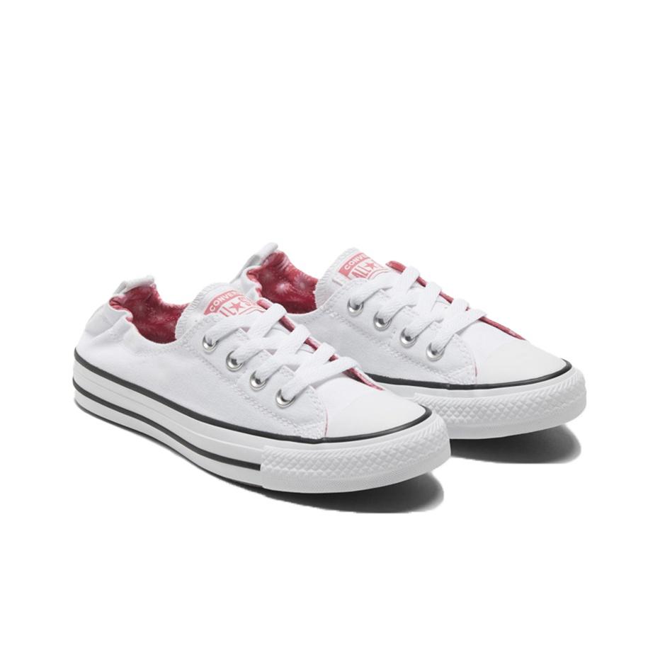 Converse All Star 1V Round Toe Lace-Up Low-Top Canvas Shoes Women sneaker White 568540F