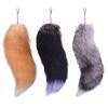 Set di 3 portachiavi a coda di volpe Per borse e chiavi Ciondolo in finta pelliccia Extra Large Accessori Cosplay e Portachiavi