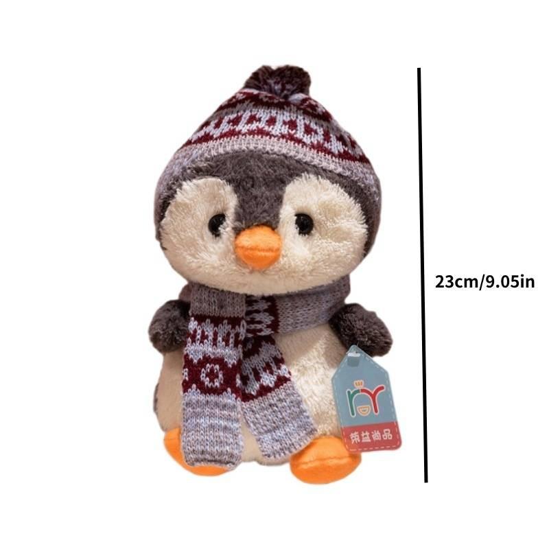 Plush Scarf Penguin Toys Children Cute Cartoon Birthday Holiday Gifts Dolls
