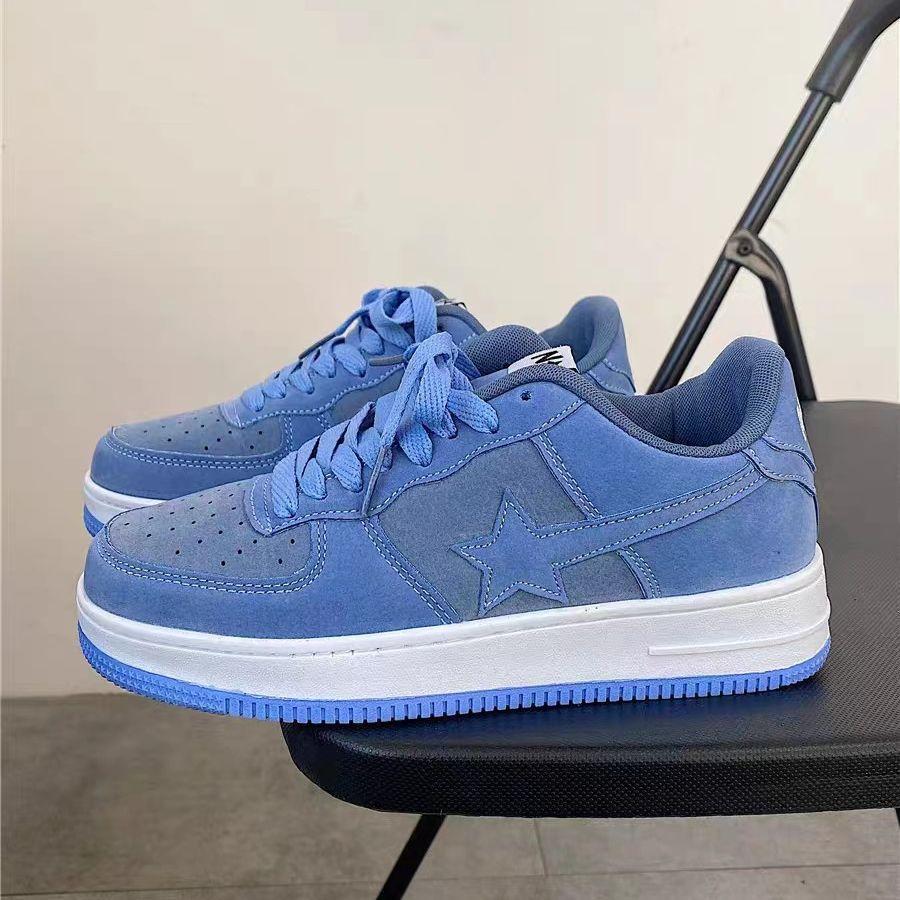 Super Fire Skateboard Men's Shoes Solid Color Low-top Couple Versatile Casual Board Shoes Korean Version of Student Trend Sports Women's Shoes