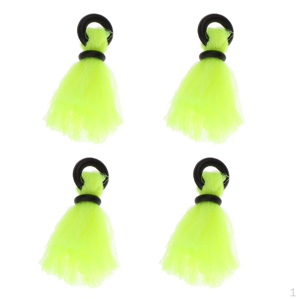 

High Visibility Durable Nylon Strike Indicators Fishing Accessories Yellow 3CM